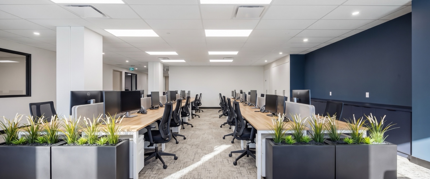 Open workstation area